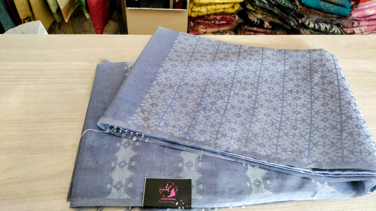 Beautiful Soft Bhagalpuri Handloom Sarees