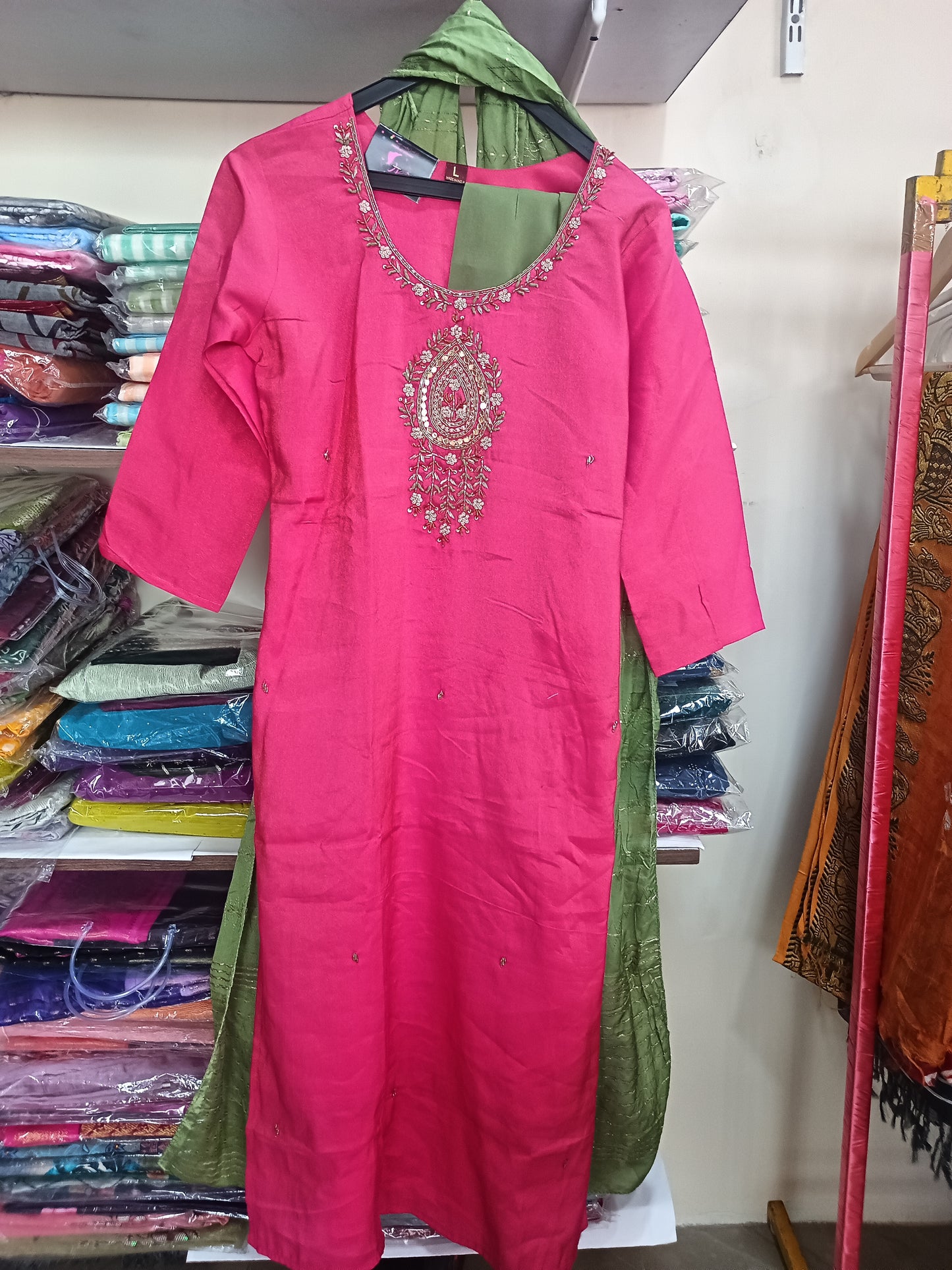 Elegant Pink Kurta Pant with dupatta