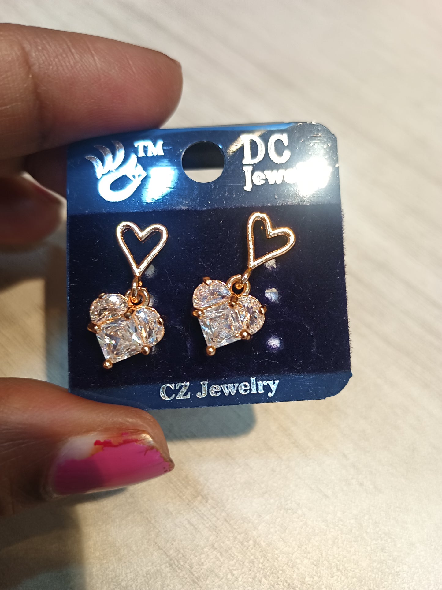 Anti Tarnish Fancy Loving Earrings Hearts