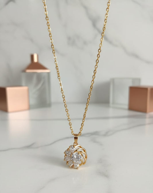 Anti Tarnish Fancy Loving  | Necklace