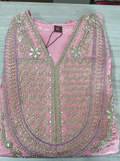Elegant Peach Kurta Pant with dupatta