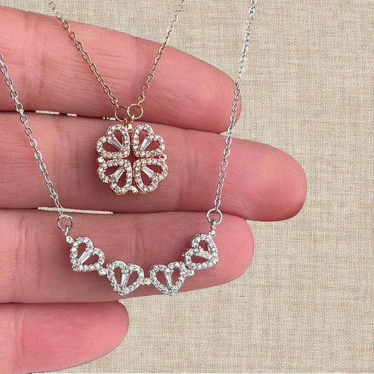 Anti Tarnish Fancy Loving  | Necklace