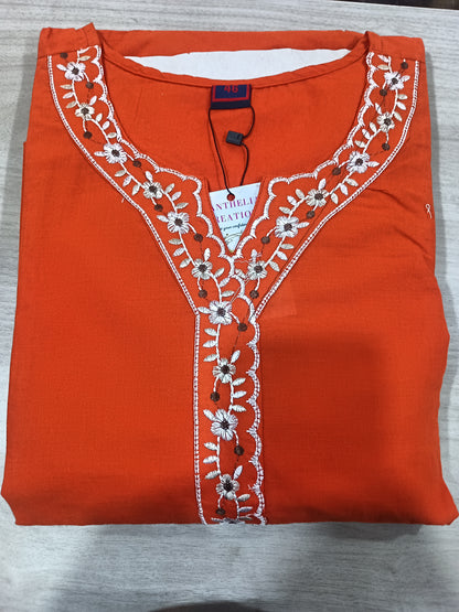 Elegant Kurta Pant with dupatta 100% Cotton