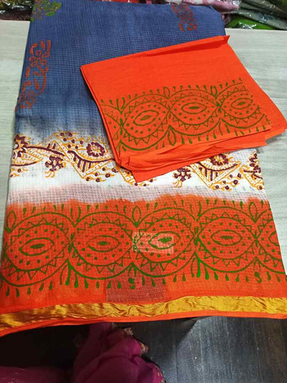 Beautiful Kota Cotton Screen Printed Sarees | Lightweight & Elegant | Anthelia Creations