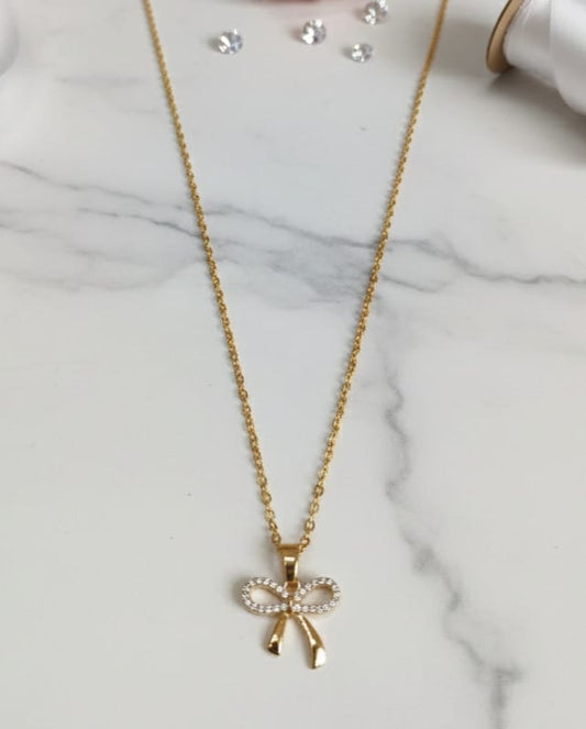 Anti Tarnish Fancy Loving  | Necklace