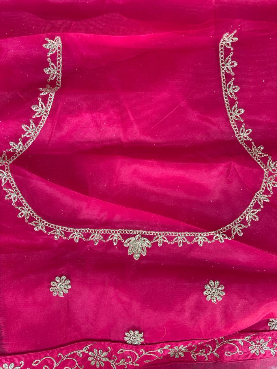 Pink Embroidered Bridal Lehenga Set