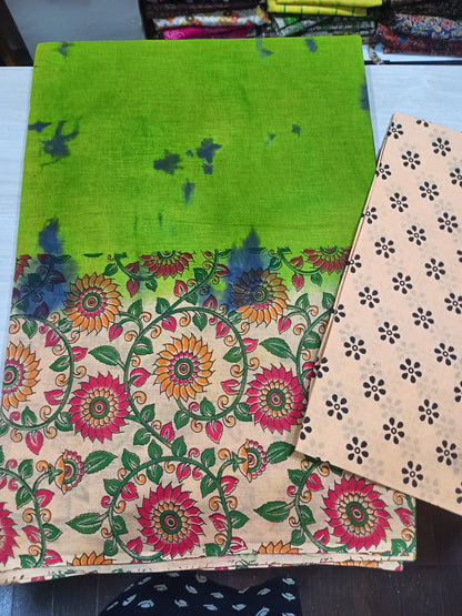 Pure Cotton Shibori Dyed Sarees