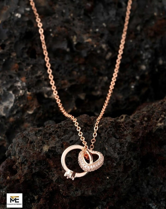 Anti Tarnish Fancy Loving  | Necklace