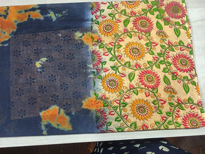 Pure Cotton Shibori Dyed Sarees