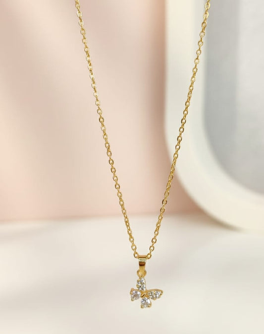 Anti Tarnish Fancy Loving  | Necklace