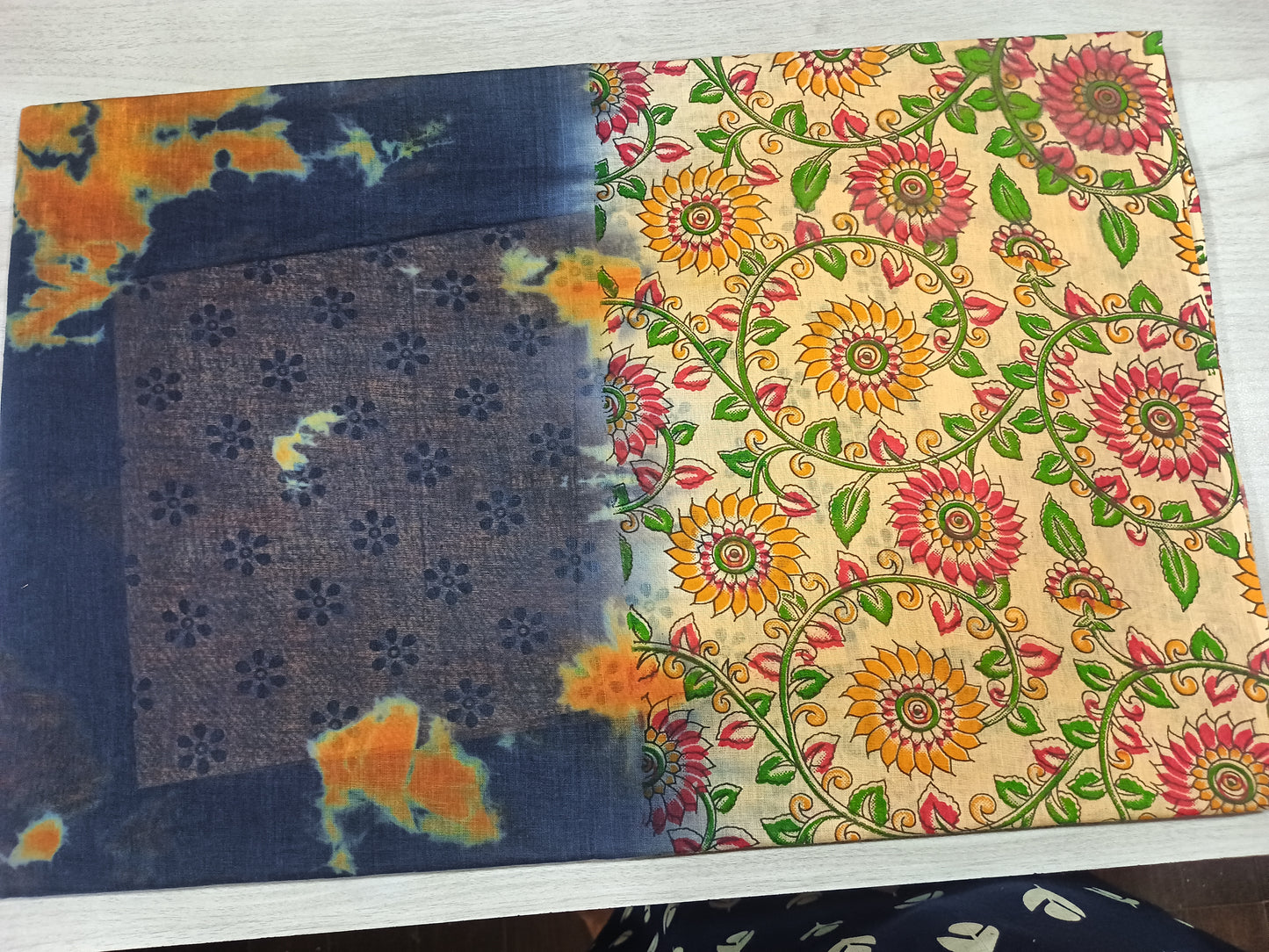 Pure Cotton Shibori Dyed Sarees