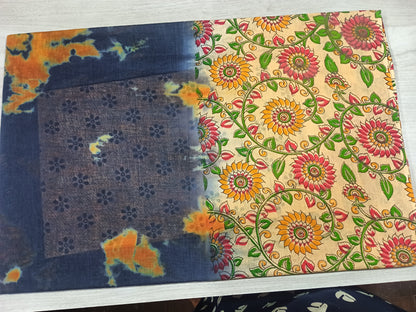 Pure Cotton Shibori Dyed Sarees