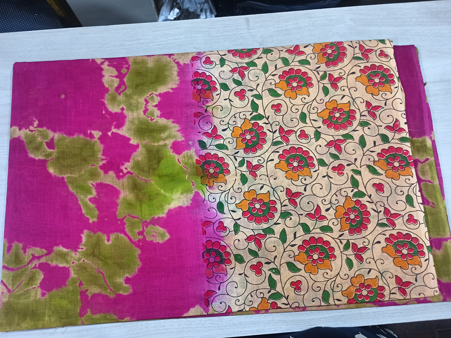 Pure Cotton Shibori Dyed Sarees