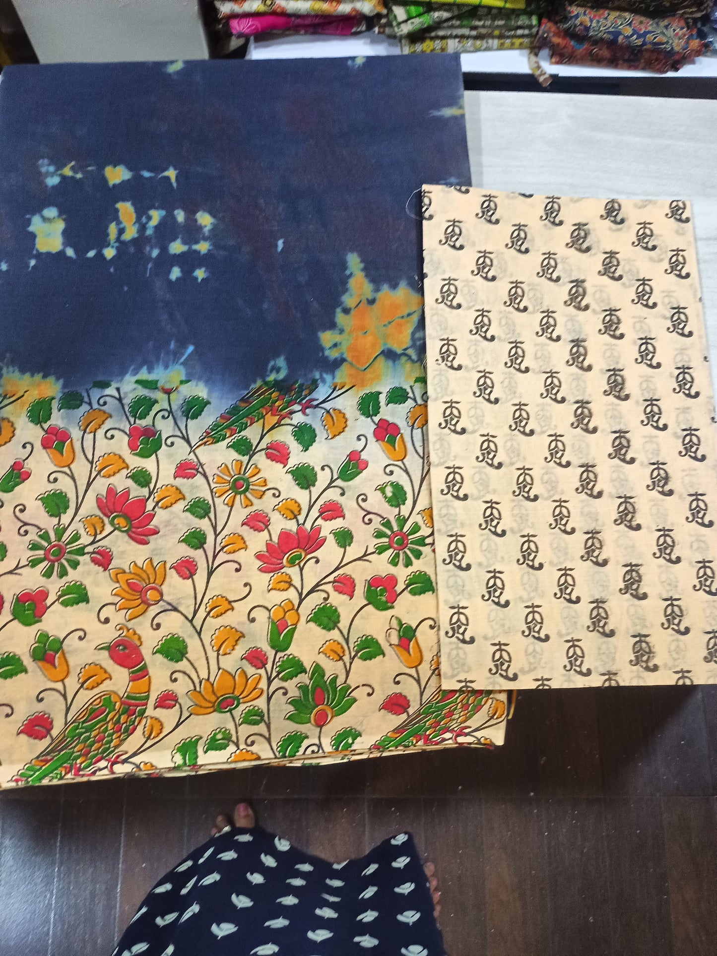 Pure Cotton Shibori Dyed Sarees