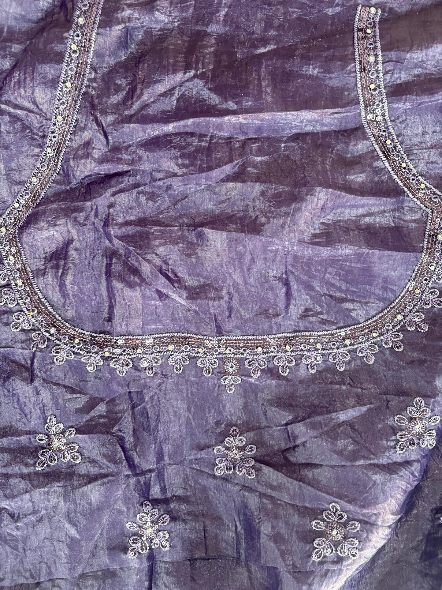 Lavender Embroidered Bridal Lehenga Set
