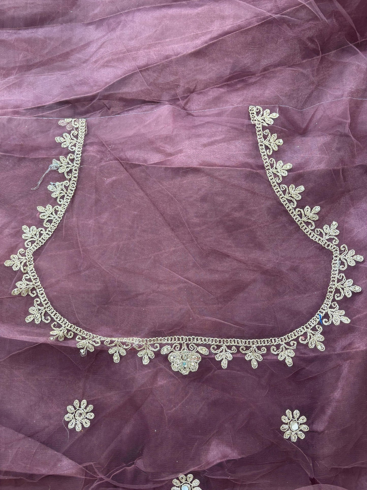 Light Pink Embroidered Bridal Lehenga Set
