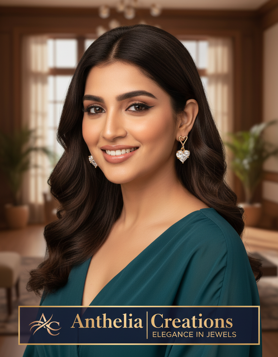 Anti Tarnish Fancy Loving  Earrings Hearts