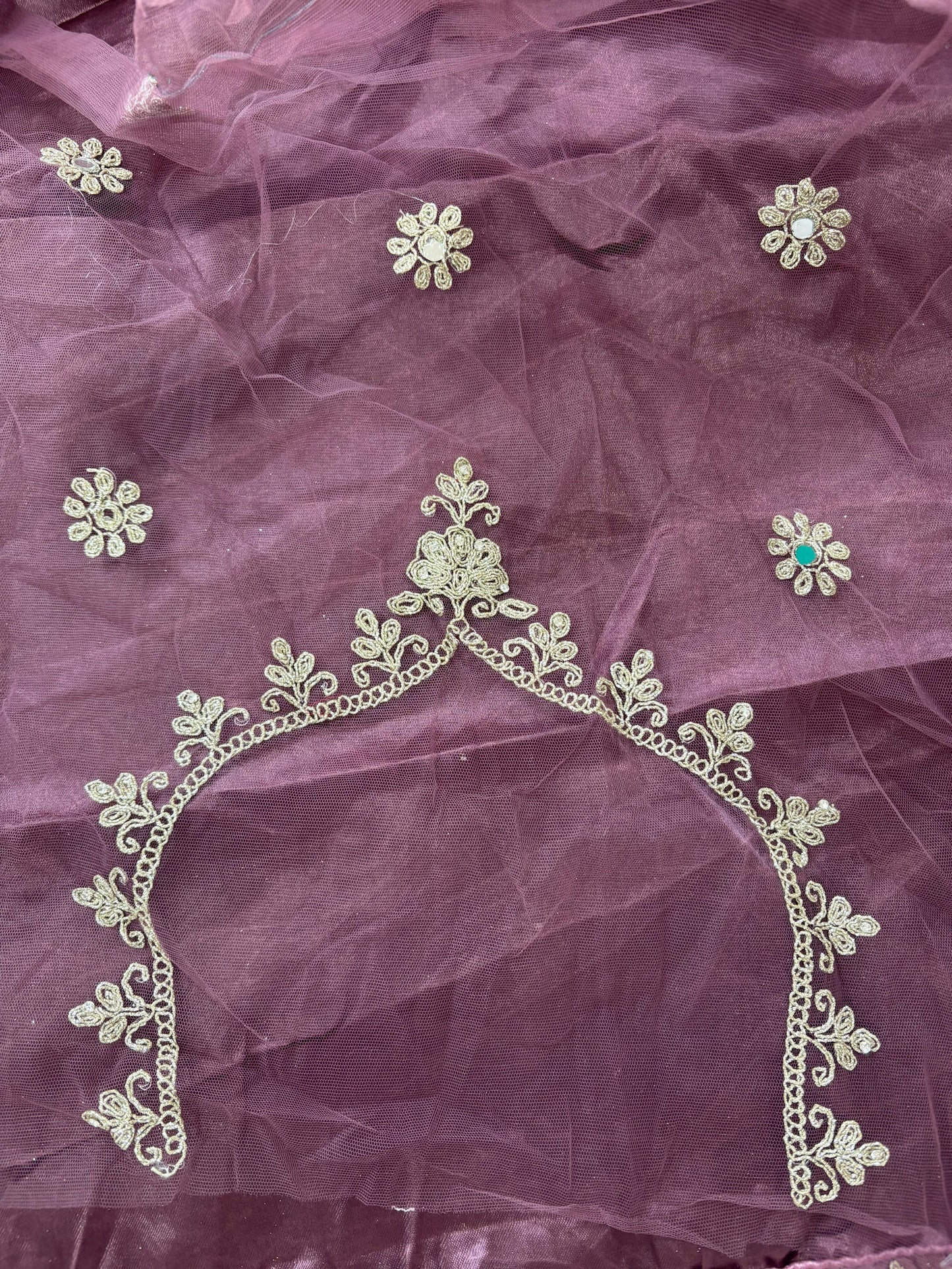 Light Pink Embroidered Bridal Lehenga Set