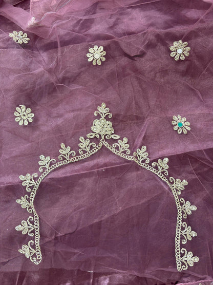 Light Pink Embroidered Bridal Lehenga Set